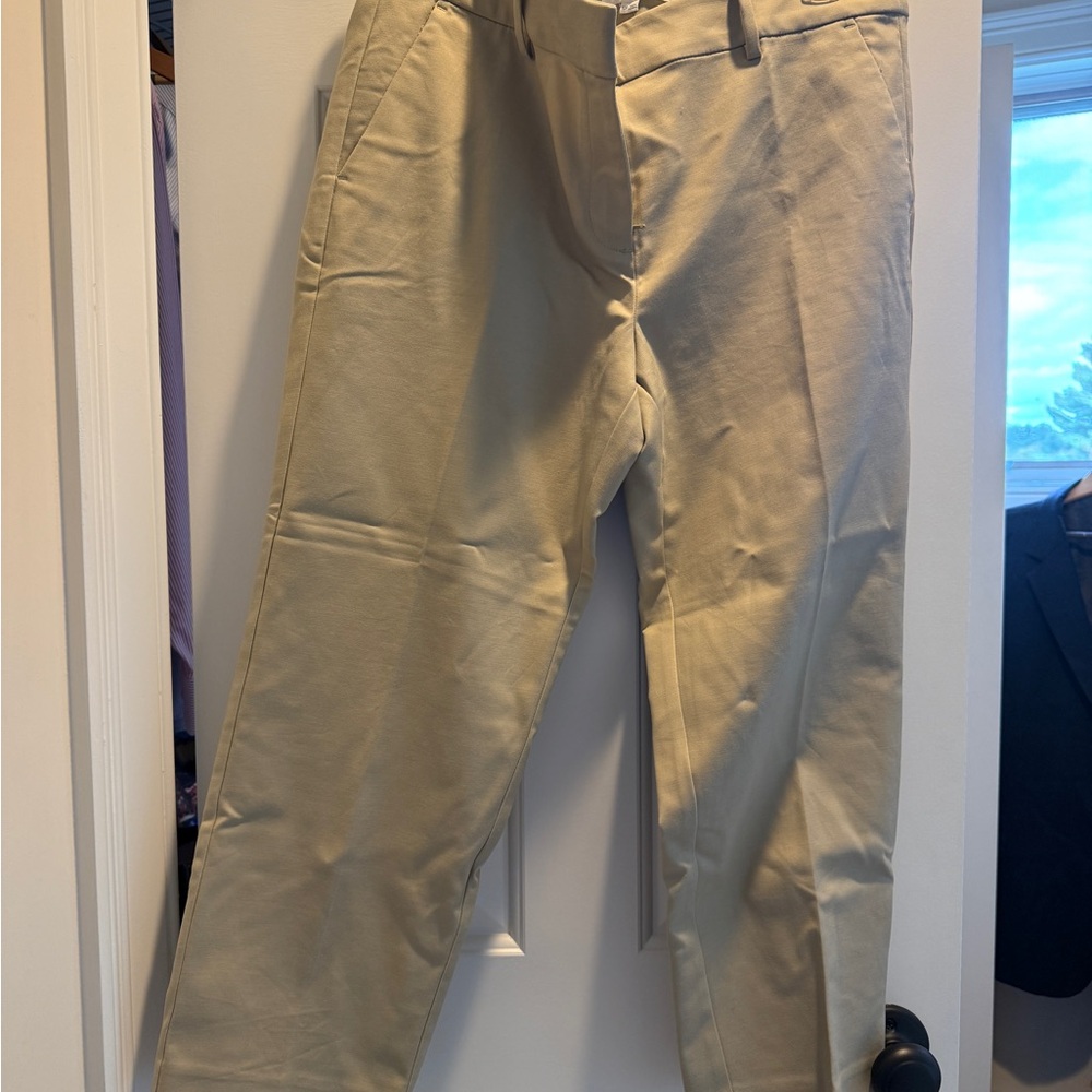 LOFT Women Riviera Slim pants in khaki